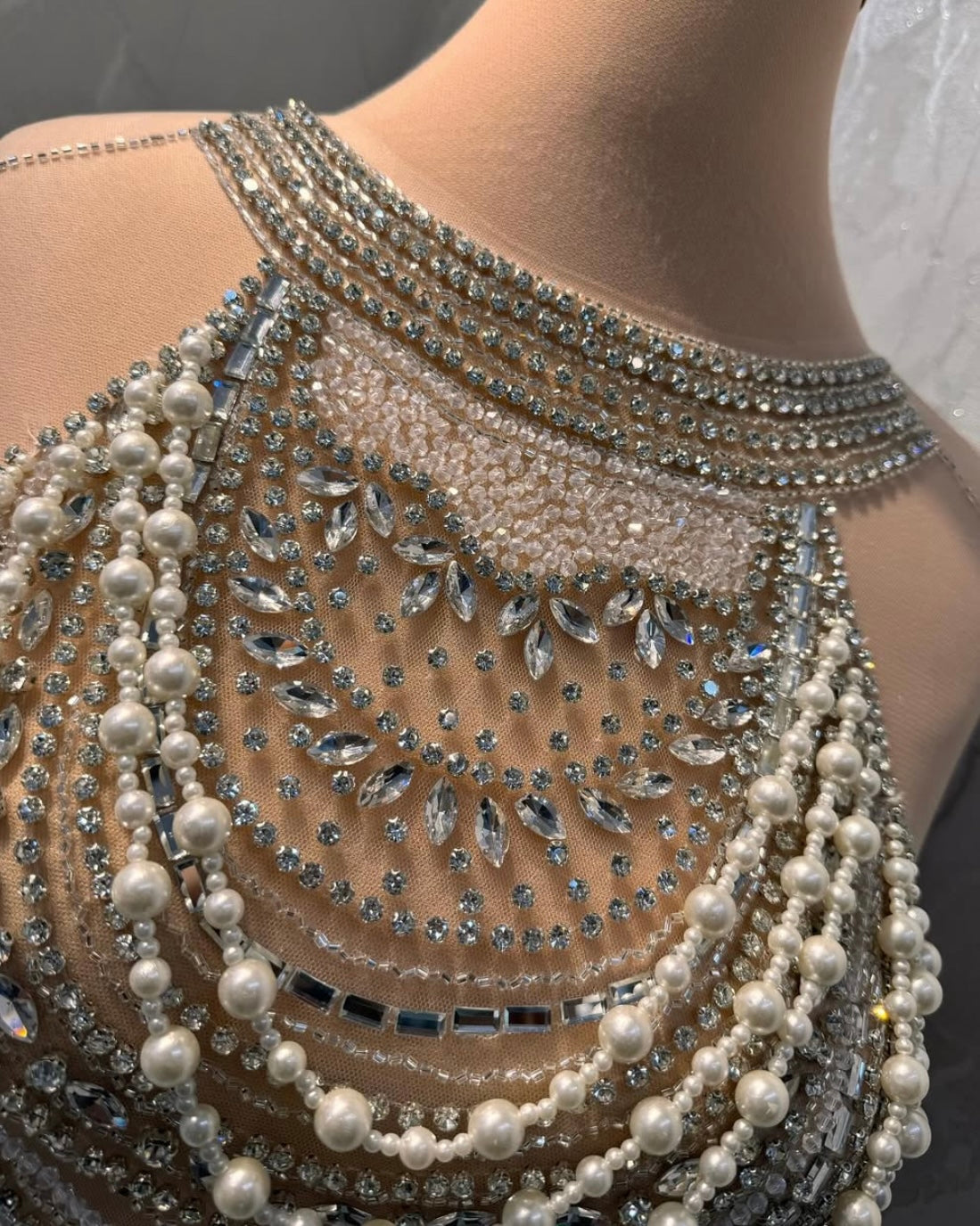 Heavily Embellished Fabric