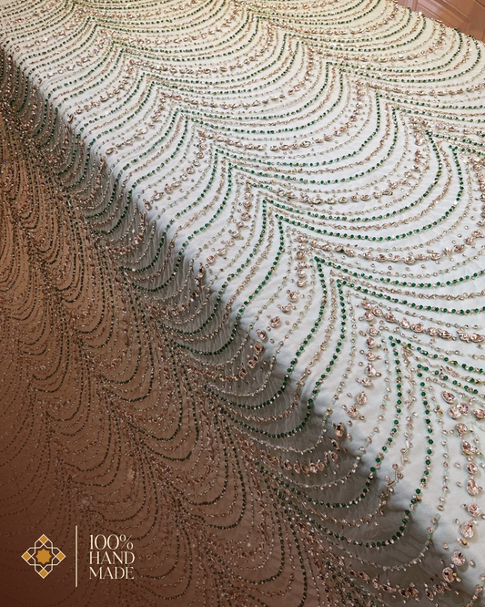 waves pattern fabric